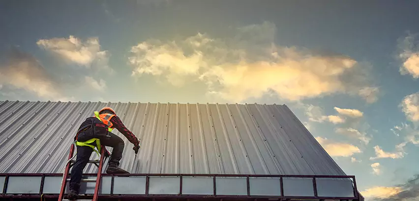 Commercial Built-Up Roof Installation in Clearlake