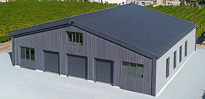 Corrugated Garage Roof Repair in Clearlake