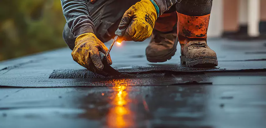 EPDM Roof Repair Tape Application in Clearlake