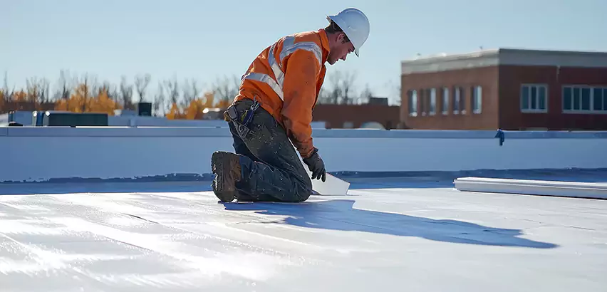 Flat Roof Drain Installation in Clearlake