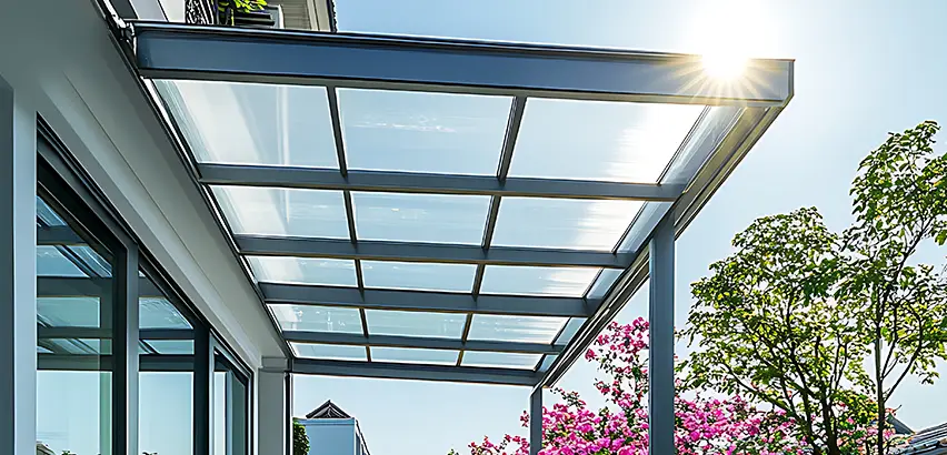 Glass Patio Roof Installation in Clearlake