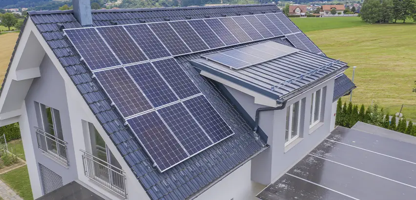 Residential Solar Roof Installation in Clearlake