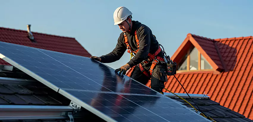 Solar Panels on Steel Roof Installation in Clearlake