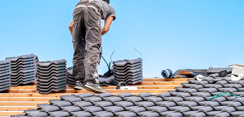 Replacing Tile Roof Underlayment in Clearlake