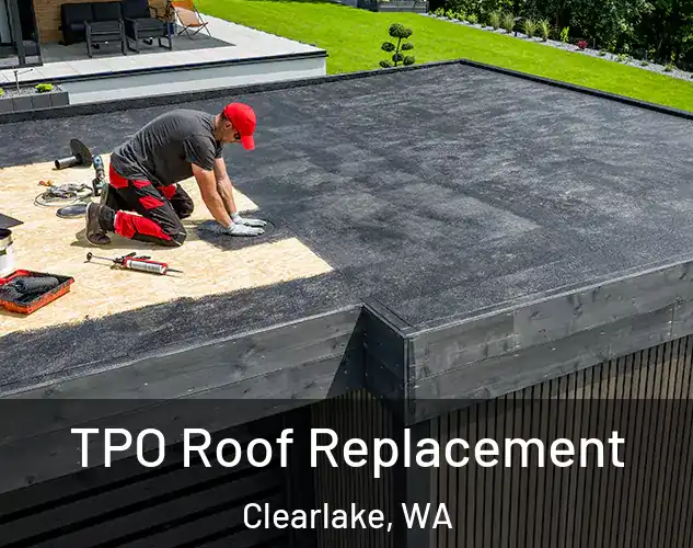  TPO Roof Replacement Clearlake, WA